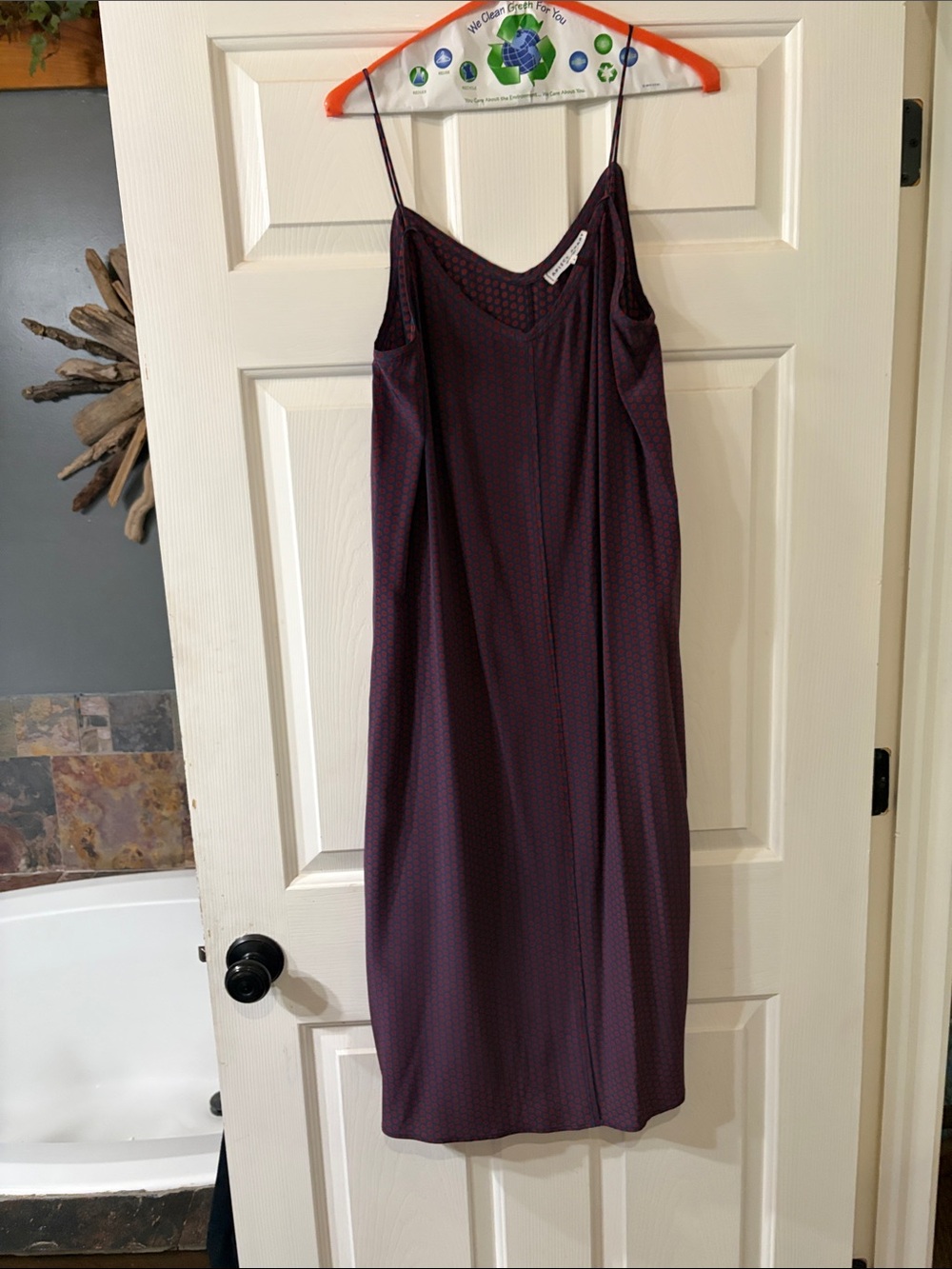 Apiece Apart Plum Slip Midi Dress